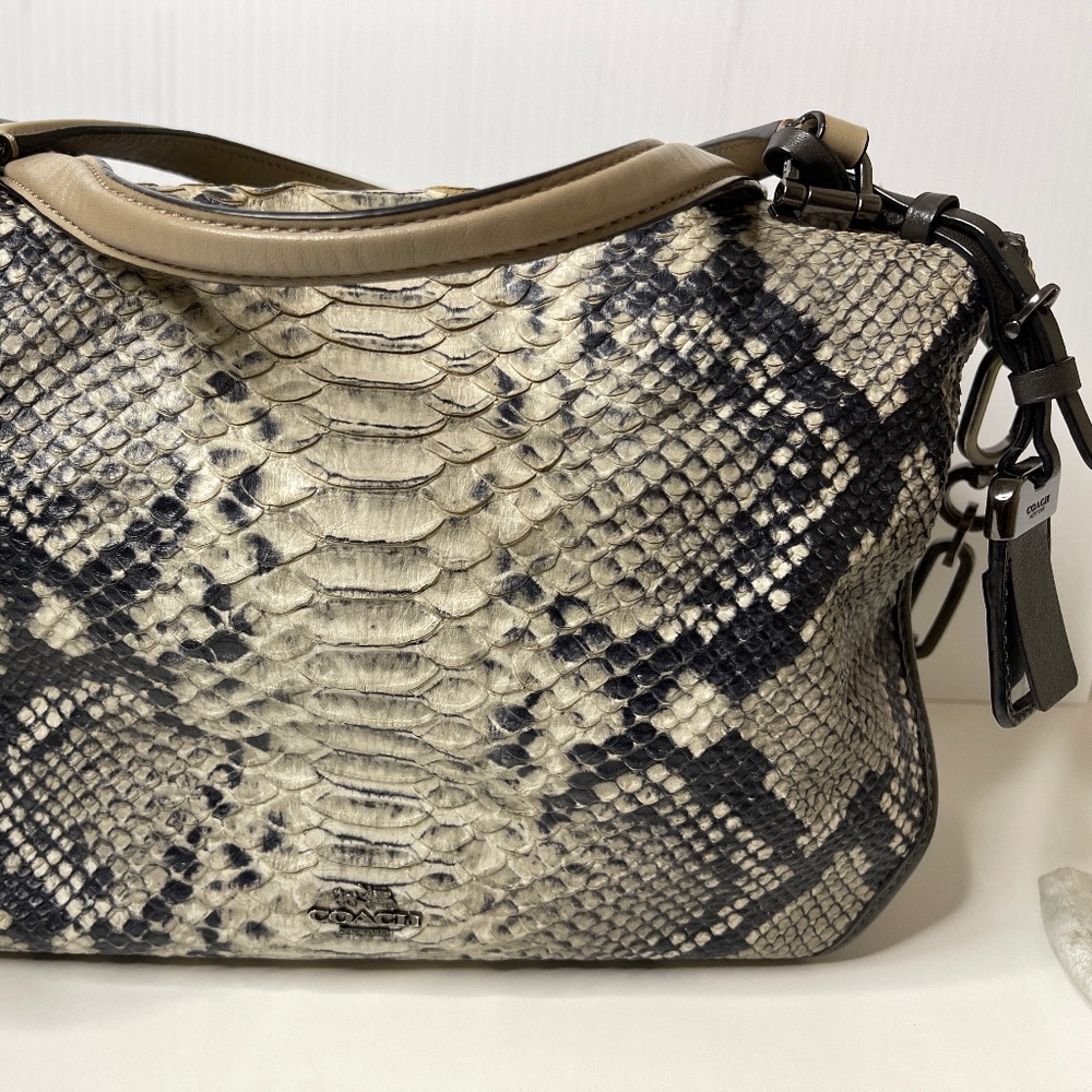 Coach Python Genuine Leather Prairie Satchel - image 2
